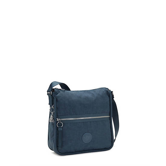 Plecaki Kipling Oswin Shoulder Bag Granatowe Szare | PL 1054PJ